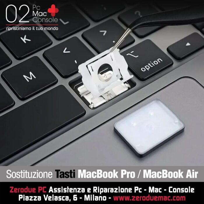 sostituzione tasti MacBook Pro e MacBook Air