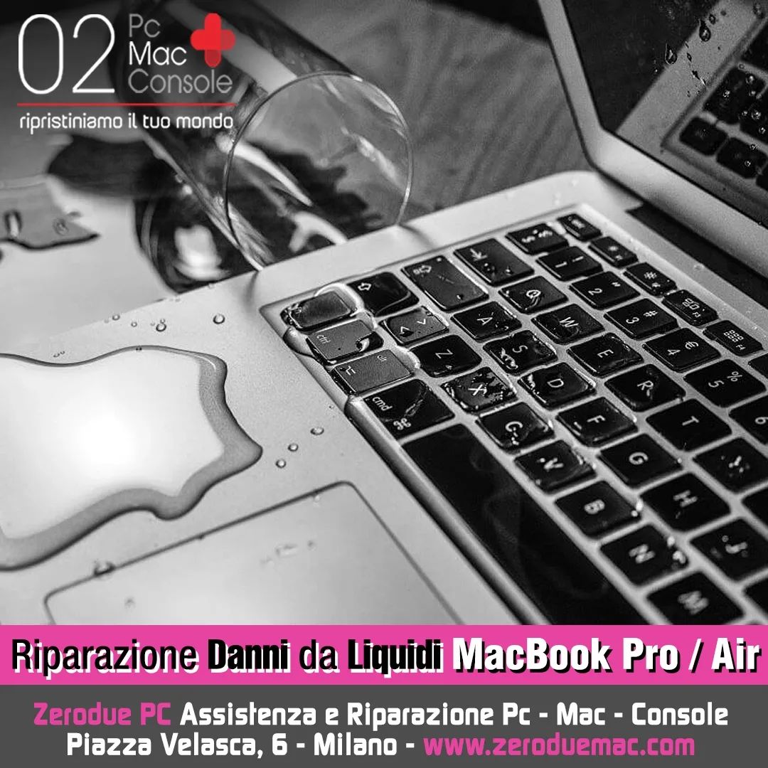 Riparazione Danni da Liquidi su MacBook Pro Air